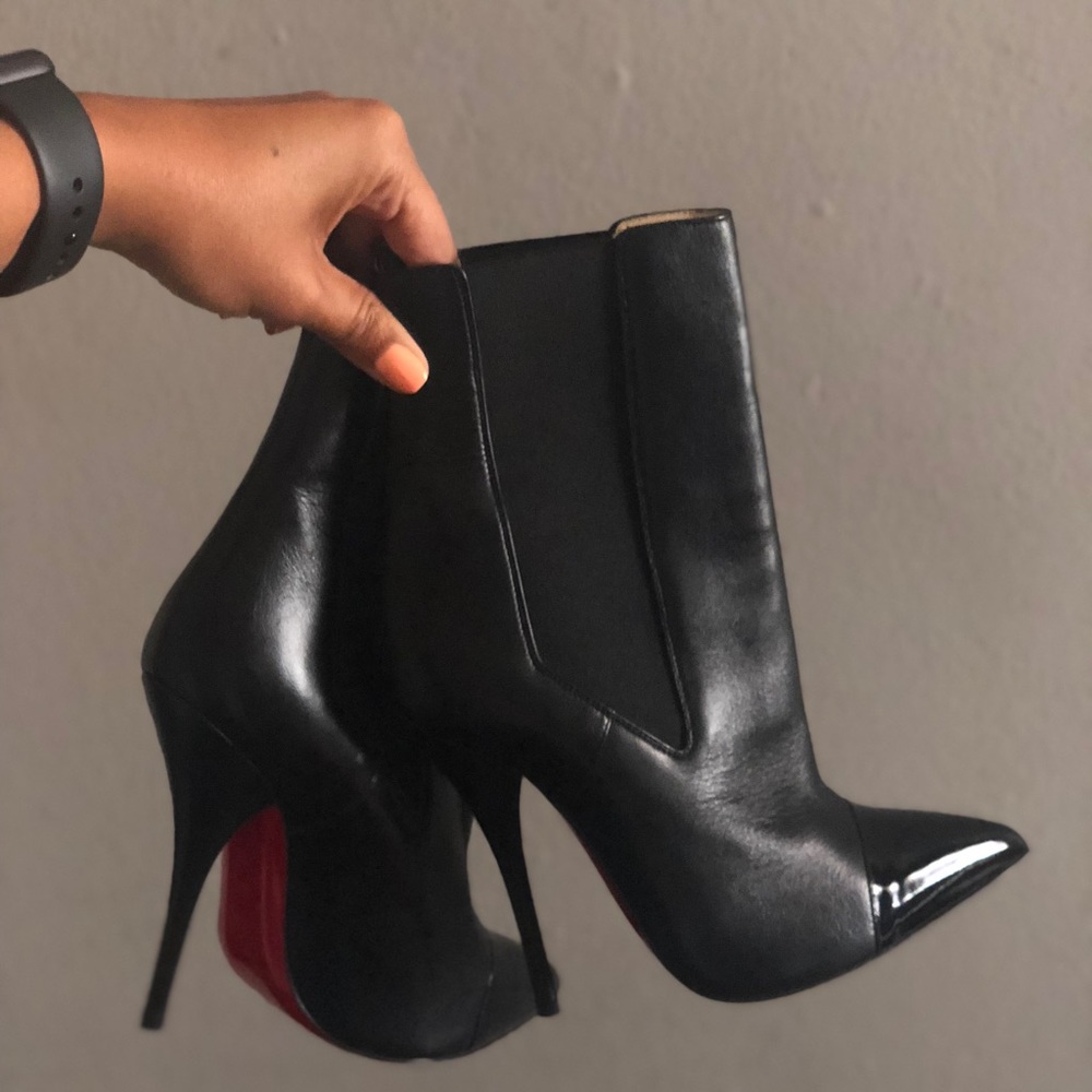 Brand new Christian Louboutin leather ankle boot